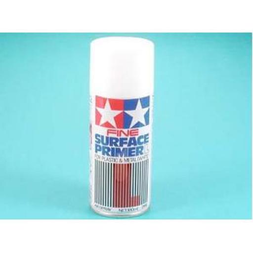 87044 Fine Surface Primer Spray White (180Ml) Tamiya