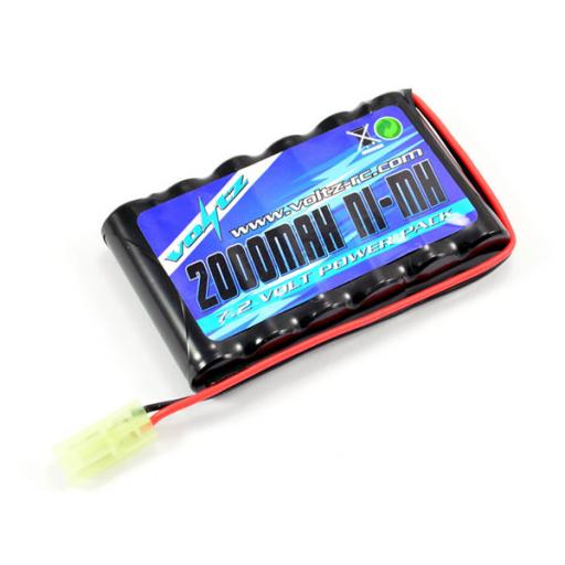 7.2V 2000Ma Nimh Battery Aa Mini Tamiya He00011 Tank Crawler Battery