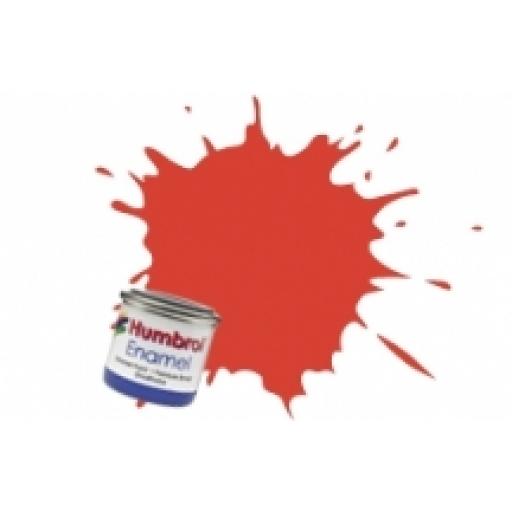 Enamel No.174 Signal Red 14Ml Satin Paint