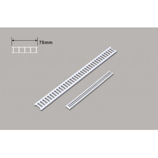 90661 Plastruct Stair 1:200 N Gauge 2Pcs Stas-2 Styrene