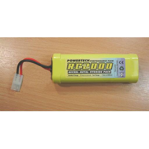 7.2V Sub-C 2000Ma Nimh Battery Stick Pack