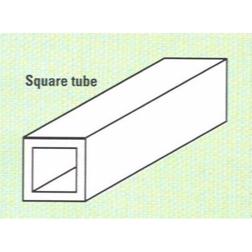 Square Tube 7.9 X 7.9Mm (.312X.312') 255 Evergreen