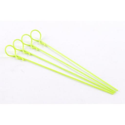 Fast209 X-Long Body Pins Flourescent Green (4)