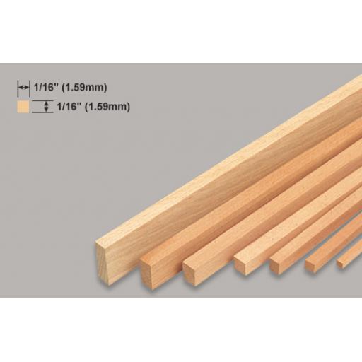 1/16 Sq Balsa Strip