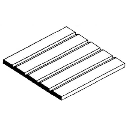 Passenger Car Ho-Scale 2 - 1/4' Spacing .75Mm (.030') Thick 3025 Evergreen