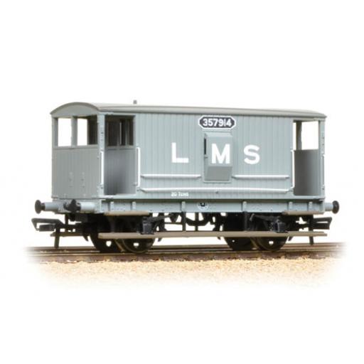 38-552A Midland Brake Van Lms Grey With Duckets