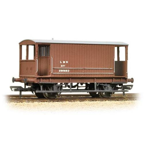 38-553A Midland Brake Van Lms Bauxite Without Duckets