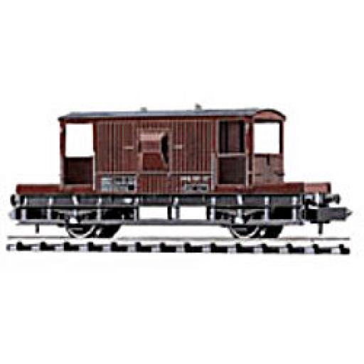 Nr-28B 15Ft Brake Van Br Bauxite Wagon Peco