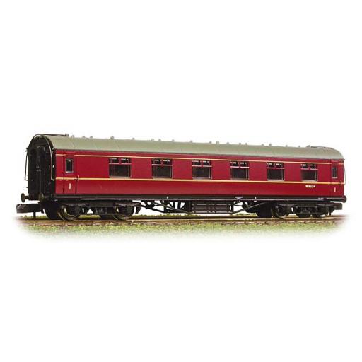 374-847A Stanier First Corridor Br Maroon Coach Graham Farish