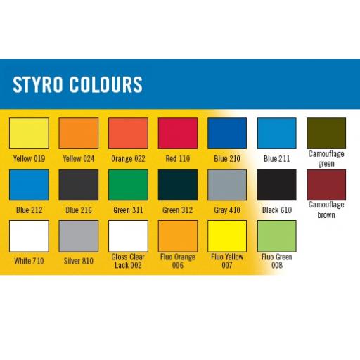 Rc Styro Colours Light Blue 211 Spray Paint 150Ml