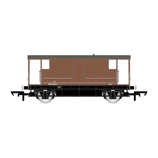 R6909A Br, D2068 20T Brake Van, M731792 - Era 4 Hornby