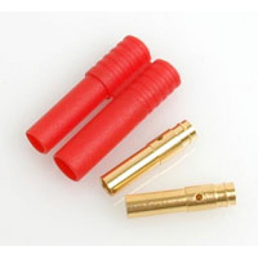 Connector Hxt Red Female 4Mm 1 Pair Cr008