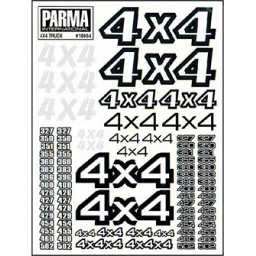 10664 Parma 4X4 Truck Decals