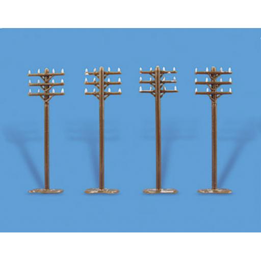 Ms-5182 Telegraph Poles N Gauge Modelscene