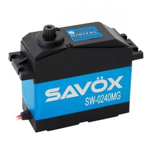 Savox Sw-0240Mg Large Hv 7.4V Digital Servo (200G, 35Kg-Cm, 0.15Sec/60Deg)