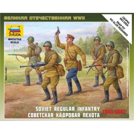 6179 Soviet Regular Infantry 1941-42 1:72 Zvezda