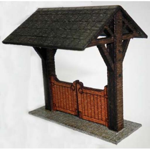 Oo-Clg1 Church Lych Gate Oo Gauge Ancorton Models