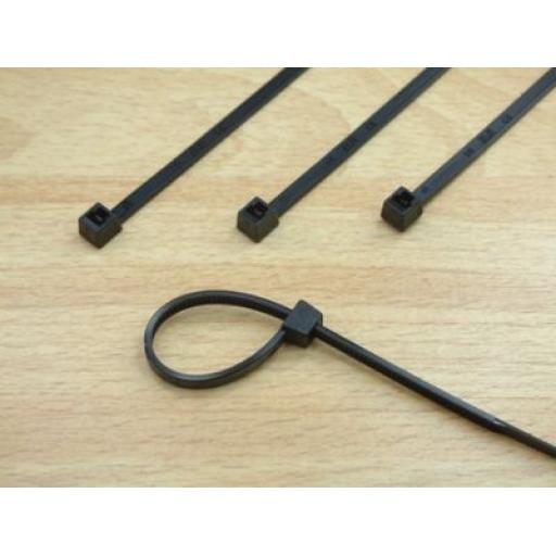 Cable Ties 80Mm X 2.4Mm Black 100 Pcs