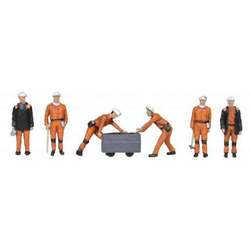 36-400 1960/70S Coal Miners Scenecraft