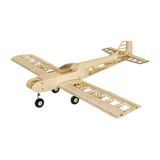 Dw Low Wing Sport Plane Balsa Kit With Motor & Esc 1.4M Wingspan T3003