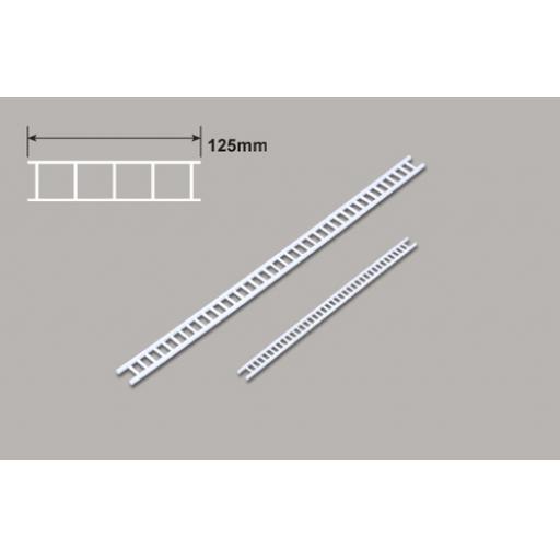 90672 Plastruct Ladder 1:100 Ho 2Pcs Ls-4 Styrene