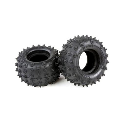 9805034 Tamiya Spiked Rear Tyres Frog Hornet 1 Pair