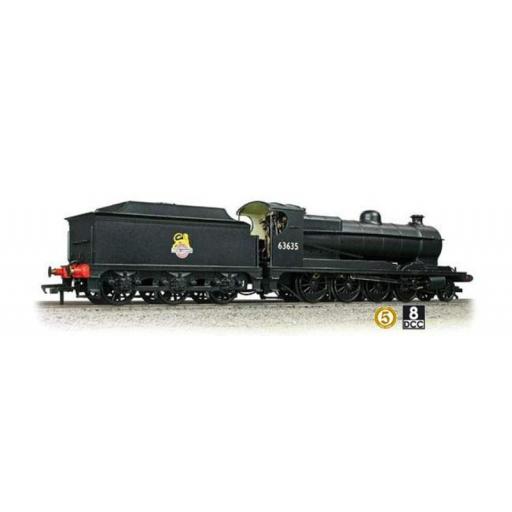 31-002 Robinson 04 2-8-0 63635 Br Black Early Emblem (Dcc Ready 21 Pin) Bachmann