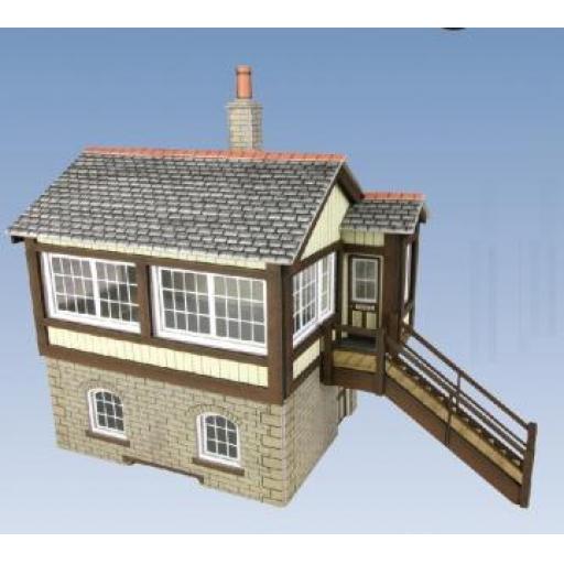 Po330 Gwr Signal Box (Oo/Ho Gauge) Metcalfe