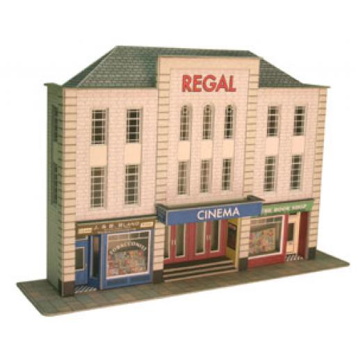 Po206 Low Relief Cinema & Shops (Oo/Ho Gauge) Metcalfe