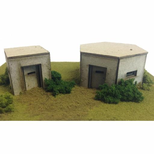 Po520 Type 22 & Type 26 Pillbox (Oo/Ho Gauge) Metcalfe