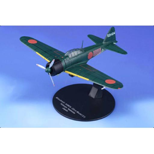 No.2 Mitsubishi Zero 1:72 Pre-Made & Painted Diecast Deagostin