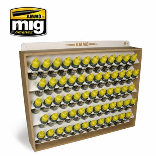 Mig 8005 17Ml Mig Paint Jar Paint Stand Storage System Holds 60 Jars