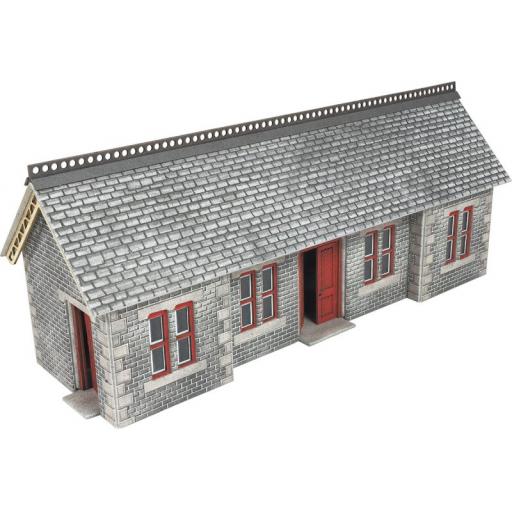 Po334 Settle - Carlisle Station Shelter (Oo/Ho Gauge) Metcalfe