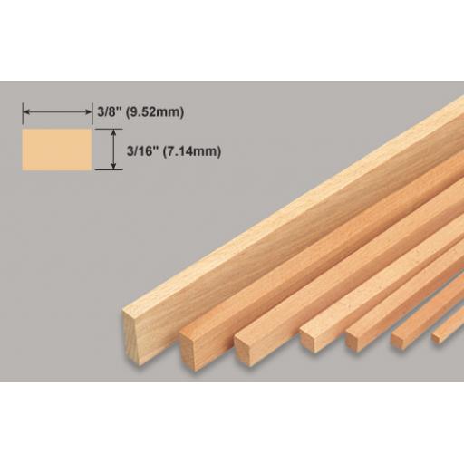 3/16 X 3/8 Balsa Strip