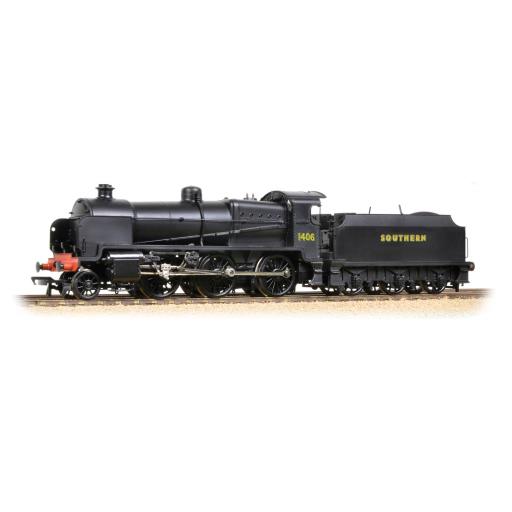 32-166 Southern N Class 1406 Sr Black (6 Pin Dcc) Bachmann