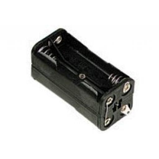Battery Holder 4 X Aa 6V Square