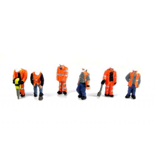 379-309 Trackside Workers N Gauge Figures Scenecraft