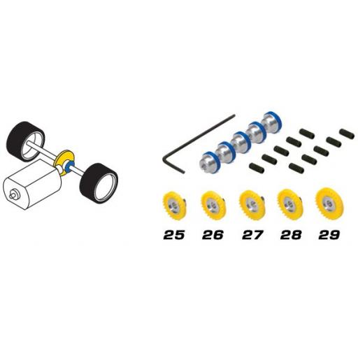 C8404 Pack Of Contrate Gears 5 Assorted