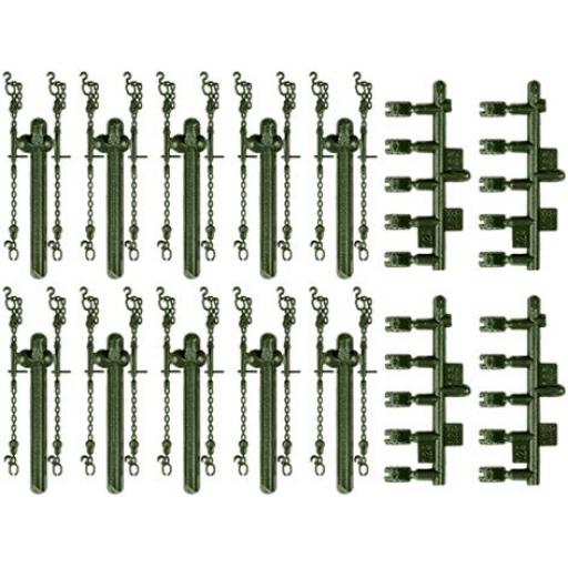 5110 Wheel Block & Lashing Chain Set Ho Scale Ninitanks