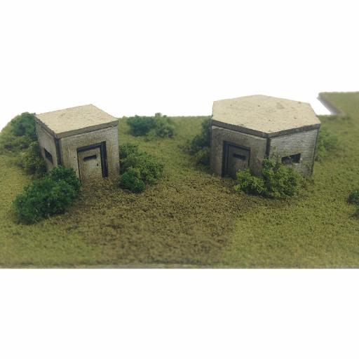 Pn820 Type 22 & Type 26 Pillbox (N Gauge) Metcalfe