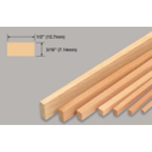 3/16 X 1/2 Balsa Strip