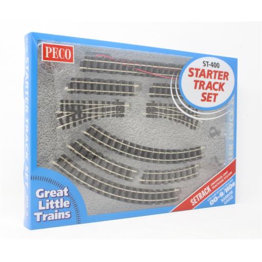 St-400 Starter Track Set Oo-9 Narrow Gauge Peco Radius 1 23 X 33"