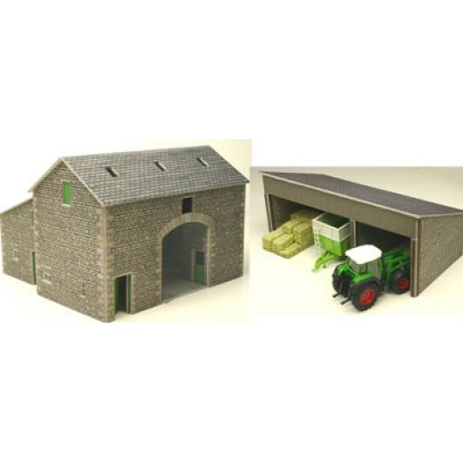 Po251 Manor Farm Barn (Oo/Ho Gauge) Metcalfe