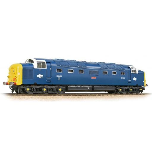32-532A Class 55 Deltic 55003 'Meld' Br Blue Bachmann (21 Dcc)