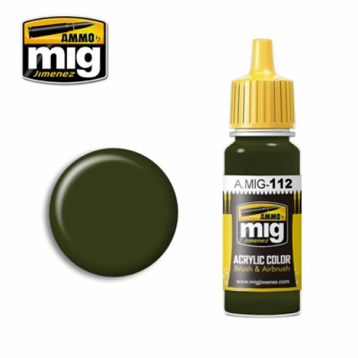 Mig 112 Scc15 Olive Drab British 1944-45 Acrylic Paint 17Ml