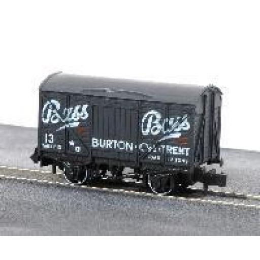 Nr-P131 10Ft Box Van Bass Beer No.13 Peco Wagon