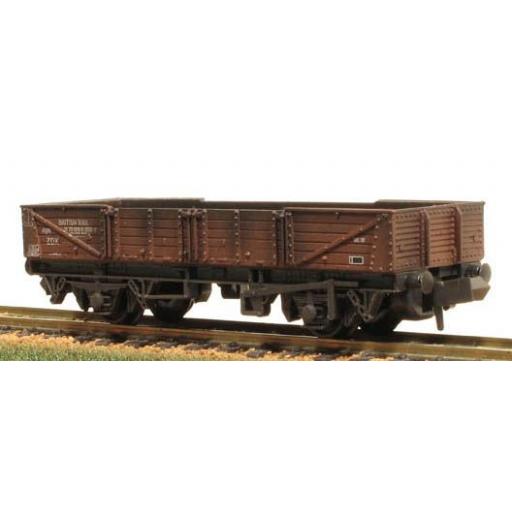 Nr-7Ew "Ferry' Tube Wagon, Br, Bauxite Weathered Wagon Peco