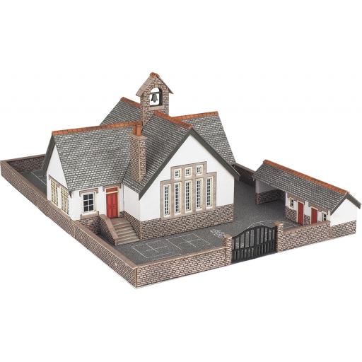 Pn153 Village School (N Gauge) Metcalfe