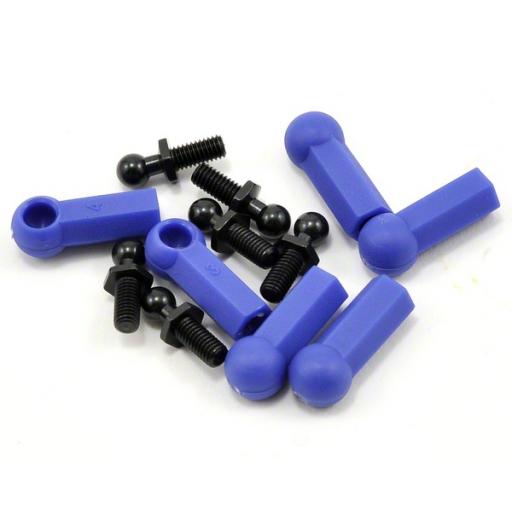 4Mm Ball Ends Blue