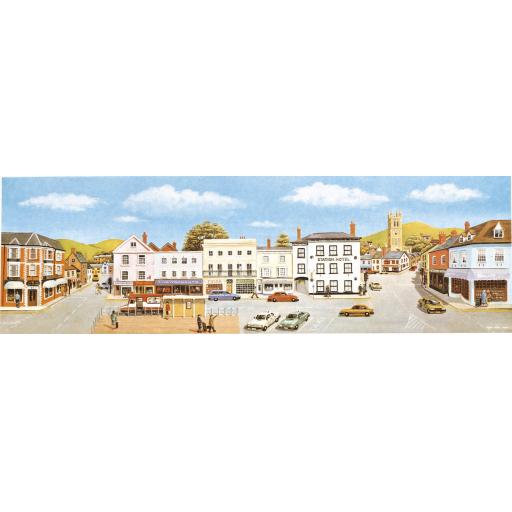 Sk-29 Market Town Centre Backscene Large 228 X 736Mm (9 X 29In) Peco